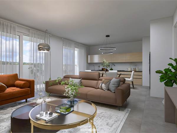 Quadrilocale con terrazzo e posto auto nel Cuore di Seregno