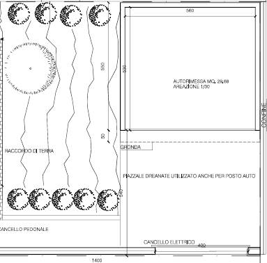 planimetria box auto